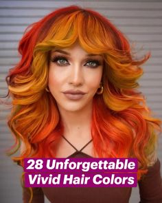 Ignite your style with this fiery sunset-inspired masterpiece. A mesmerizing blend of reds, oranges, and yellows dances in perfect harmony on each curl. Bouncy layers add volume and movement, while face-framing bangs exude playfulness and allure. Ready to turn heads? Click for more inspiration and follow us on Pinterest! ** Photo Credit: Instagram @meaghanmastersonhair Bouncy Layers, Brunette Hair Cuts, Framing Bangs, Fiery Sunset, Sophisticated Hairstyles