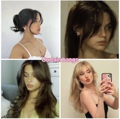 Coquette Hairstyles With Bangs, Coquette Haircut Bangs, Coquette Hairstyles For Curly Hair, Bangs Wavy Hair, Hairstyle Names, Face Framing Bangs, Hair Color Auburn, Hair Advice, Hair Stylies