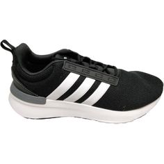 Adidas Racer TR21 Wide Men's 11 Black GW7963 Adidas Athleisure Running Shoes With Three Stripes, Adidas Sporty Running Shoes, Adidas Casual Running Shoes For Jogging, Casual Adidas Running Shoes For Jogging, Black Running Sneakers With Three Stripes Branding, Black Sneakers With Three Stripes For Running, Black Moisture-wicking Athleisure Sneakers, Adidas Sporty Running Shoes With Three Stripes, Black Adidas Athleisure Running Shoes