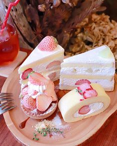 #sweets #desserts #sobremesa #doces Dessert Cafe, Korean Dessert, 귀여운 음식 그림, Pretty Cake, Food Sketch, Candy Pop