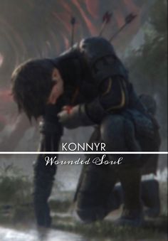 the cover art for konyr's novel, wounded soul