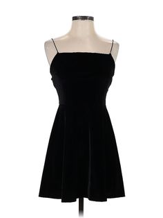 Urban Outfitters Cocktail Dress Size: Small Black Dresses - used. 90% POLYESTER, 10% SPANDEX, A-Line, Square, Solid, Short, Sleeveless | Urban Outfitters Cocktail Dress - A-Line: Black Solid Dresses - Used - Size Small Small Black Dress, Black Cocktail, Black Cocktail Dress, Solid Dress, Black Dresses, Black Solid, Urban Outfitters, Cocktail Dress, Women Handbags