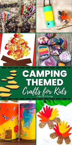 camping themed crafts for kids to make