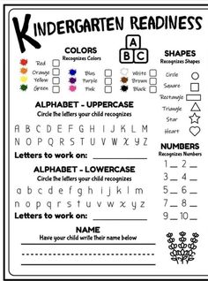 a printable worksheet for children's handwriting and numbers with the words, letters