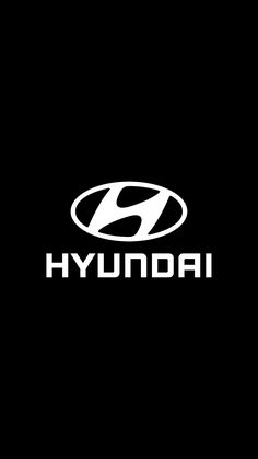 a black and white photo with the word hyundai on it