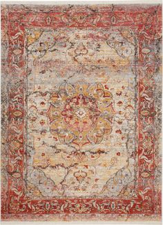 Safavieh Vintage Persian VTP435P Saffron/Cream Area Rug – Incredible Rugs and Decor Wall To Wall Carpet Ideas, Saffron Cream, Wall To Wall Carpet, Orange Carpet, Carpet Ideas, Vintage Throws, Cheap Carpet Runners, Carpet Styles, Cream Area Rug