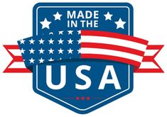 an american made in the usa emblem