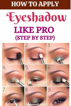 So, Trabeauli has brought you a perfect tutorial for how to apply eyeshadow. Check out the blog- Eyeshadow For Beginners, Simple Eyeshadow Looks, Eyeshadow Step By Step, Eyeshadow Tips, Apply Eyeshadow, Eye Makeup Techniques