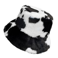 PRICES MAY VARY. Unique Design: This hat has a colorful milk cow pattern design on the surface to add a playful and stylish atmosphere to your outfit. Bucket hats are easy to pack and roll into a handbag, backpack, or suitcase, convenient to carry out and save your space, and great for travel, outdoor, holiday vacation, etc. Also, it can regain its shape easily. Material：The fuzzy bucket hats are made of Soft Faux Fur, very soft and comfortable. The furry faux rabbit wool cotton on the outside c Cow Bucket Hat, Fuzzy Bucket Hat, Winter Bucket Hat, French Beret Hat, Fur Bucket, Faux Fur Bucket Hat, Fur Bucket Hat, Bucket Hat White, Cow Pattern