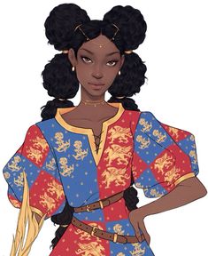 Afro Hair Art, Black Cartoon Characters, Pretty Drawings, Outfit Design, Black Anime Characters, Black Artwork, Black Cartoon