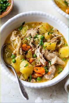 This easy Instant Pot Chicken Stew combines tender chicken and savory veggies making it your new favorite cold-weather comfort food. Instant Pot Chicken Stew, Ground Beef Recipes Mexican, Cold Weather Comfort Food, Pesto Pasta Recipes, Dinner Sandwiches, Chilli Recipes, Ground Beef Recipes For Dinner, Dinner Recipes Easy Quick, Healthy Dinner Recipes Chicken