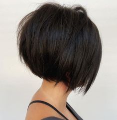 Medium Stacked Haircuts, Bob Haircut Back View, Inverted Bob Short, Short Stacked Bob Haircuts, Short Stacked Bobs, Inverted Long Bob