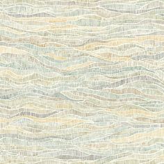 an abstract background with wavy lines and waves in shades of blue, green, yellow and beige