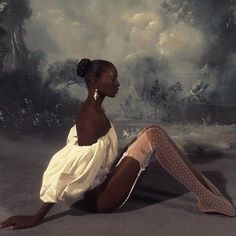 Angel Editorial, Beige Photoshoot, Black Pinup, Black Angel, The Other Art Fair, Black Art Painting, Black Femininity, Black And Beige, Black & White