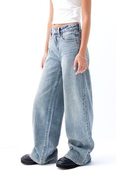 Mid Rise Baggy Jeans, Cute Jeans High Waisted, Where To Buy Baggy Jeans, Cool Baggy Jeans, Cute Baggy Jeans, Low Waisted Baggy Jeans, Baggy Jeans Aesthetic, Baggie Jeans, Pacsun Outfits