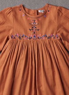 Brown Flowy A-line Dress, Spring Floral Embroidered Dress For Dress-up, Spring Dresses With Floral Embroidery For Dress-up, Floral Embroidered Dress For Spring Dress-up, Spring Dress-up Mini Length Dress, Spring Embroidered Dress For Dress-up, Spring Mini Dress For Dress-up, Spring Mini Dress For Dress-up Occasions, Spring Mini Length Dress-up Dresses