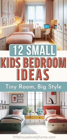 Maximizing space in a small kids' bedroom doesn't have to be a challenge. Explore these 12 brilliant ideas that strike the perfect balance between functionality and fun. Unleash your child's creativity, optimize storage, and craft a room that grows with their evolving needs. Full Size Bed In Small Room Kids, L Shaped Kids Beds Shared Rooms, Two Beds In Small Room, Boy Room Small Space, Two Beds In One Room Ideas Kids, Kids Bedroom Layout Floor Plans, Kids Sharing Small Bedroom, Toddler Room For Boy And Girl, Toddlers Sharing Room