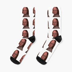 Super soft all-over printed knit socks with extra cushioning in the sole. Suitable for men and women. Dwight in disguise Meredith The Office, Michael Scott Funny, The Office Michael Scott, Office Michael Scott, Dwight Schrute, Michael Scott, In Disguise, Funny Movies, Film Movie