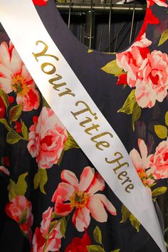 "Specifications: *High Quality Satin Ribbon Sash *Personalized Wording *3\" wide x 36\" from shoulder to hip (72\" around) *Color: White with gold, silver or black lettering *Comes with hook and loop (velcro) dot for fastening ends Fast processing (1-3 business days) Also see our website for more personalized sash options (embroidered and print) and tiaras www.tiaraconnections.com Standard Shipping is USPS First Class Parcel (2-6 Business Days) Upgraded Shipping available" Beaded Bridal Sash, Hen Party Sash, Bridal Shower Sash, Personalized Sash, Bachelorette Party Sash, Wedding Cord, Bachelorette Party Accessories, Bridesmaid Belt, Bachelorette Sash