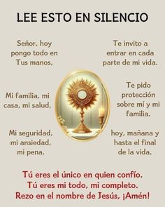 a poem written in spanish with an image of the cross