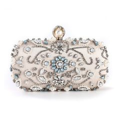 Hand Clutch, Elegant Clutch, Party Handbags, Embroidered Handbag, Embellished Clutch, Embroidered Clutch, Crystal Clutch, Wedding Purse, Party Clutch