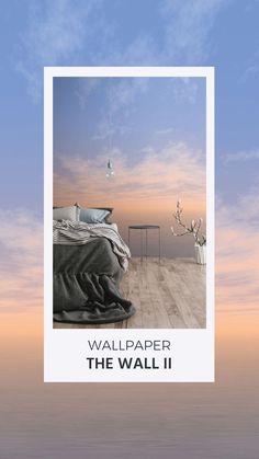 Non-woven wallpaper The Wall II 392291 Blue Bedroom