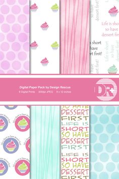 paper pack by design paradise - cupcakes