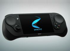 an image of a black game controller