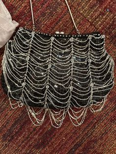 Katherine’s Collection Spider web purse halloween gothic Wayne Kleski | eBay Spider Web Outfit, Sparklemuffin Tour, Pearl Spider Web, Spider Corset, Spider Clothes, Spider Web Bra, Spiderweb Fashion, Spider Web Corset, Spiderweb Accessories