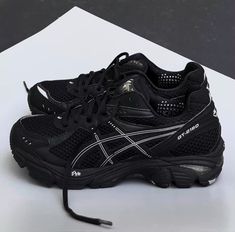 @dopeshape Asics Shoes Black, Cool Black Sneakers, Trending Shoes 2024, Shoe Inspo Aesthetic, Cool Shoes Women, Shoes To Wear With Dresses, Shoes For Every Outfit, Street Wear Shoes