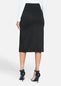 Tall Sadona Midi Skirt | Alloy Apparel Elegant Midi Skirt, Women Skirts, Tall Clothing, Black Midi Skirt, Tall Women, Holiday Fashion, Blending, Style Guides, Pencil Skirt