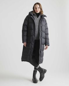 Long Puffer Jacket, Winter Activity, Perfect Jacket, Fashion Outfits Casual, Stand Collar Jackets, Winter Fashion Outfits Casual, Perfect Coat, Down Puffer Jacket, Shein Outfits