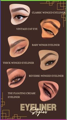 From sleek cat eyes to bold graphic lines, explore the latest eyeliner trends that will make your eyes pop! Whether you're a makeup newbie or a beauty pro, these eyeliner styles will elevate your look and boost your confidence. Check out our top picks and find your new go-to style! ✨
#EyelinerStyles #CatEye #WingedEyeliner #GraphicEyeliner #MakeupInspiration #BeautyTrends #EyeMakeup #MakeupTutorial #MakeupLooks #GlamMakeup #BeautyTips #MakeupLover #BeautyBlogger #MakeupArtistry #EyelinerGoals Almond Eye Eyeliner Tutorials, Bronzer Guide, Trendy Eyeliner, Sharp Eyeliner, Eyeliner Trends, Different Eyeliner Styles, Cat Eye Eyeliner, Almond Eye Makeup, Everyday Eyeshadow