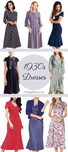 1930s Day Dresses, Afternoon Dresses History 1930 Sewing Patterns, 30s Fashion 1930s, 30s Outfits, Outfits 30s, 1930s Outfits, 1930s Fashion Dresses, 1930s Fashion Women, 30s Dresses, 1930's Dresses