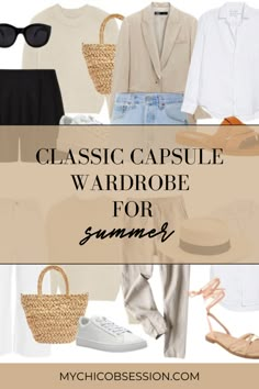 Capsule Wardrobe For Summer, Plain White Sneakers, Creating A Capsule Wardrobe, Perfect Capsule Wardrobe