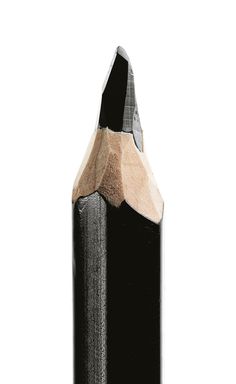 a black pencil with a wooden tip