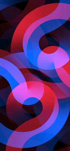 an abstract background with red, blue and black circles in the shape of letters s