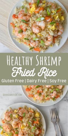 healthy shrimp fried rice