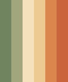 Relaxing Autumn Color Scheme » Dull Orange Green Palette Color, Orange And Sage Color Palette, Green Color Pallete Colour Schemes, Sage Orange Color Palette, Sage Green Orange Color Palette, Light Green And Orange Aesthetic, Orange Green Colour Palette, Orange And Green Color Scheme, Orange Green Decor