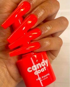 Acrylic Nail Designs Classy, Boss Ladies, Red Manicure, Hair Skin Nails