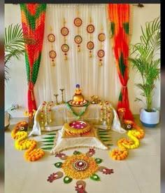 Tapasvi Decoration At Home, Puja Backdrop Decoration At Home, Mandir Wall Decor, Navratri Mandir Decoration Ideas At Home, Navratri Backdrop Ideas, Flower Decoration For Diwali At Home, Mahalakshmi Decoration At Home, Janmashtmi Decorations Idea At Home, Navratri Pooja Decoration At Home