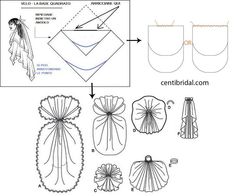 the instructions for how to make an origami dress