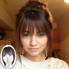 Full Fringe Hairstyles, Fringe Hairstyles, Short Hairstyle, Haircuts With Bangs, Medium Hair Cuts, Grunge Hair, Hair Dos, Trendy Hairstyles, Hairstyles With Bangs