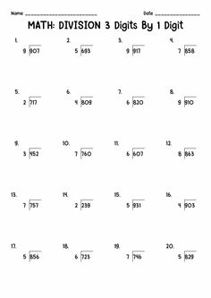 12 Long Division With Remainders Worksheets 4th Grade Grade Seven Math Worksheets, 5th Grade Division Worksheets, 4th Grade Division Worksheets, Fourth Grade Math Worksheets, 4th Class Maths Worksheet, Maths Worksheets Grade 4, Long Division Worksheets 4th Grade, Grade 4 Division