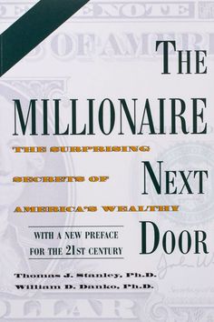 Thomas J. Stanley is an author, lecturer, and researcher who has studied the affluent since 1973. He lives in Atlanta, Georgia.

William D. Danko is associate professor of marketing in the School of Business, University at Albany, State University of New York. Kindle Audiobook Hardcover Paperback
#book #ad The Millionaire Next Door, Millionaire Next Door, Personal Finance Books, Millionaire Minds, Motivational Books, Financial Education, Next Door