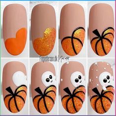 Discover the latest trends ��✨ and stunning ideas for beautiful nails 😍. From chic minimalist designs to glamorous nail art 💅, find inspiration to elevate your manicure game! ❤ Ongles Halloween, Halloween Nails Diy, Halloween Nails Easy, Nail Art Halloween, Cute Halloween Nails, Pumpkin Nails, Thanksgiving Nails, Nails Halloween, Halloween Nail Designs