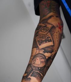 a man with a tattoo on his arm