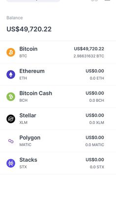 the bitcoin app is open and showing different types of coins, including $ 4 billion