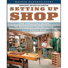 the book cover for setting up shop, which features an image of a man working on a