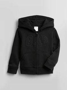 Soft, comfy fleece. Long sleeves with banded cuffs. Hood, zip front. Gap logo at front. Kanga pockets. Banded hem. Due to current supply changes, you may receive this style with or without ears for sizes 0-24M. #729650 Black Gap Zip Up, Gap Sweatshirt, Gap Hoodie, Gap Logo, Wishlist Ideas, Preppy Stuff, Simple Trendy Outfits, Baby Gap